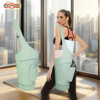 Large Yoga Mat Bag with Waterproof Water Bottle Pocket